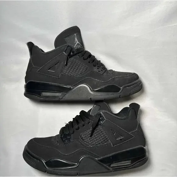 Size 7 - Nike Air Jordan 4 Retro GS Black Cat 2020 Men's Shoes Ships Now